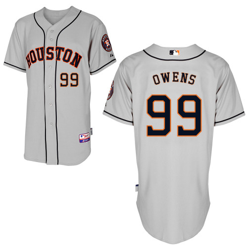Rudy Owens #99 Youth Baseball Jersey-Houston Astros Authentic Road Gray Cool Base MLB Jersey